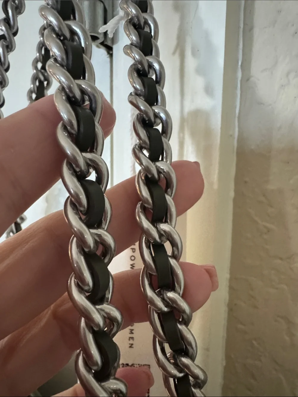 Tory Burch Olive Green Logo Chain-Handle Tote